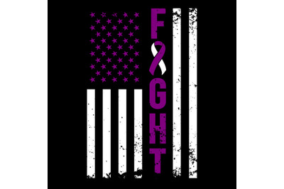 Fight Flag Cystic Fibrosis