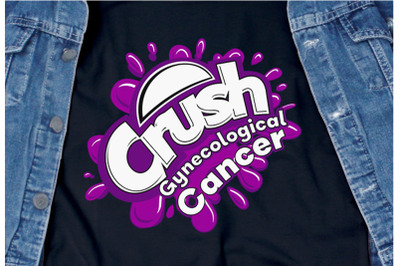 Crush Gynecological Cancer SVG