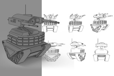 Robot Birag Tank
