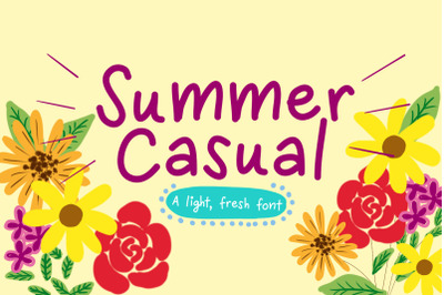 Summer Casual Font