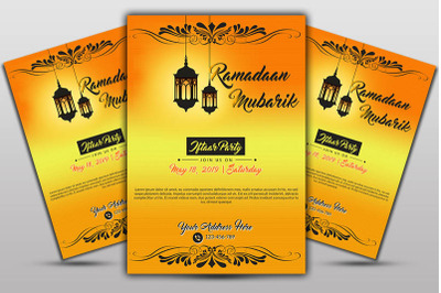 Ramadan Mubarik Flyer