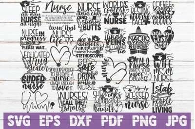 Nurse SVG Bundle | Nursing SVG Cut Files