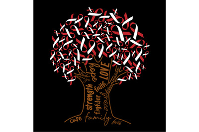Tree Ribbon Sickle Cell