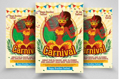 Brazil Carnival Festival Flyer Template