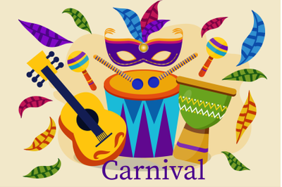 Carnival Party Illustration