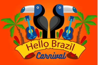 Hello Carnival Illustration