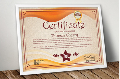 Certificate Template