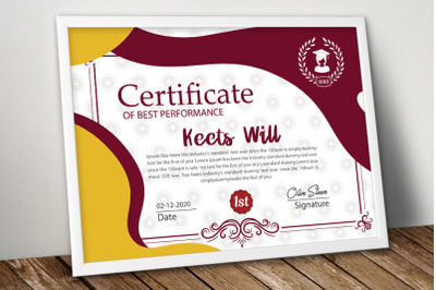 Certificate Template