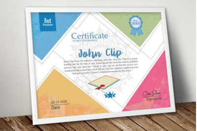 Download Certificate Psd Mockup Yellowimages