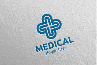 Cross Medical Hospital Logo Design 64