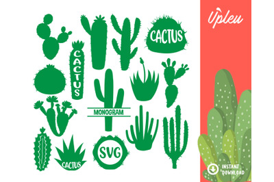 Cactus Bundle SVG