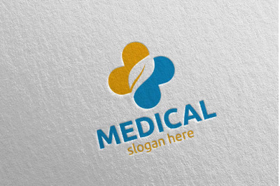 Natural Cross Medical Hospital Logo Design 73