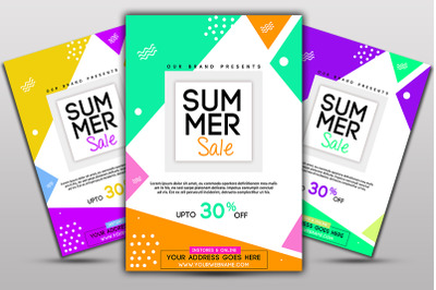 Summer Big Sale Flyer Template