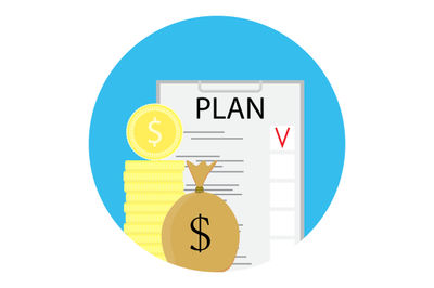 Finance plan icon