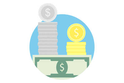 Salary vector icon