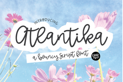 ATLANTIKA a Bouncy Script Font