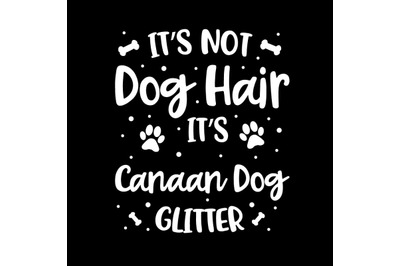 Its Not Dog Hair Its Canaan Dog Glitter