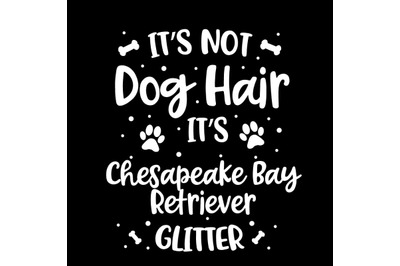 Its Not Dog Hair Its Chesapeake Bay Retriever Glitter