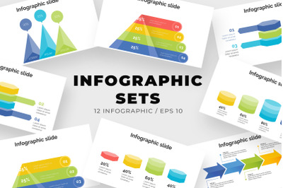 Set of 12 Modern Infographic design