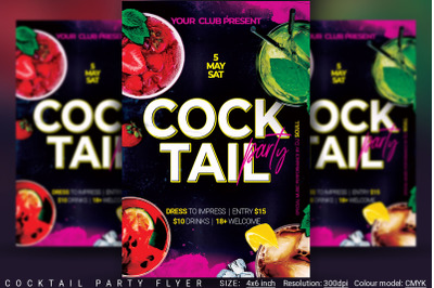 Cocktail Party Flyer