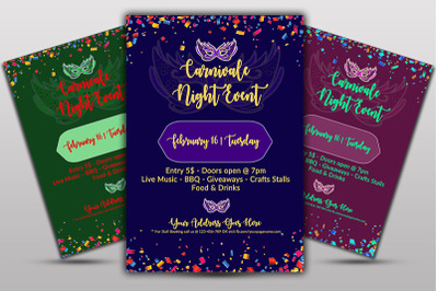 Carnival Night Event Flyer