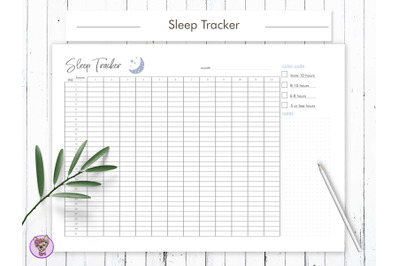 Sleep Tracker&nbsp;Printable
