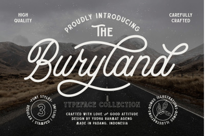 Buryland Typeface Collection