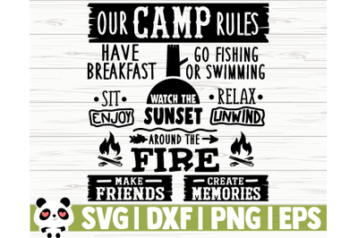 Camp Rules