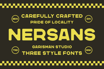 Nersans - Vintage Font