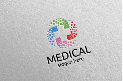 Cross Medical Hospital Logo Design 95