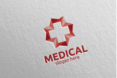 Cross Medical Hospital Logo Design 96