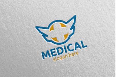 Cross Medical Hospital Logo Design 97