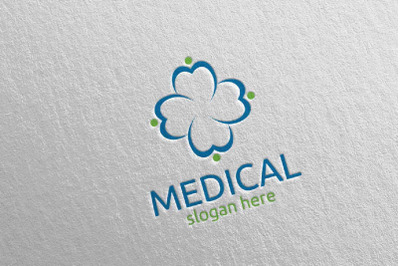 Love Medical Hospital Logo Design 99