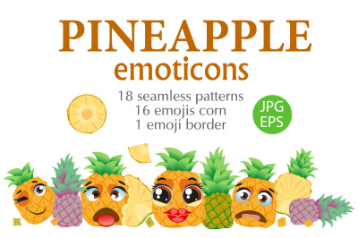 Pineapple emoticons