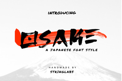 Osake - Japanese Font