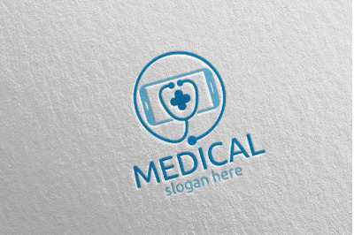 Mobile Cross Medical Hospital Logo 107