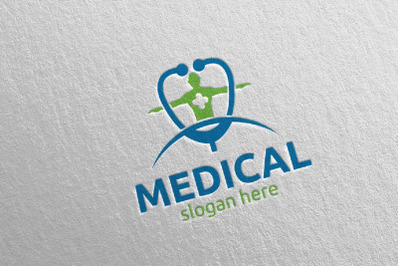 Cross Medical Hospital Logo Design 109