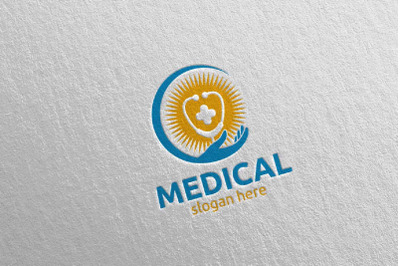 Cross Medical Hospital Logo Design 111