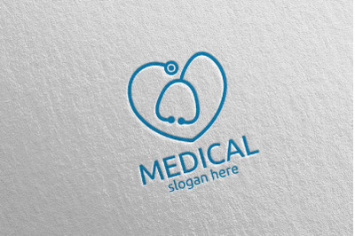 Love Cross Medical Hospital Logo Design 112