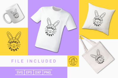 Hunny Bunny SVG Cutting File