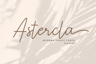 Astercla Modern Script Font