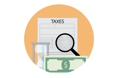 Tax analysis icon