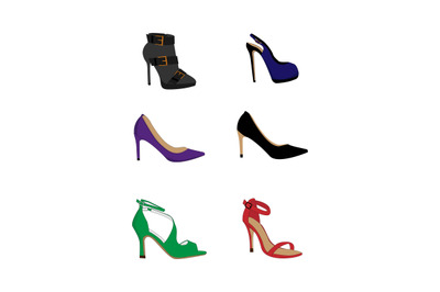 woman shoe collection