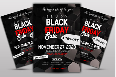 Black Friday Sale Flyer Template