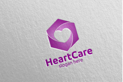 True Love or Heart Logo Design 6