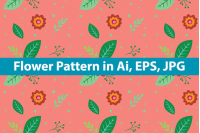 Vintage Flower Seamless Pattern