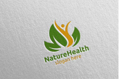 Organic Health Care Medical Logo 11