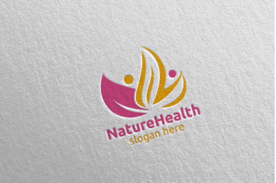 Organic Health Care Medical Logo 13