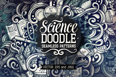 Science Graphic Doodle Patterns