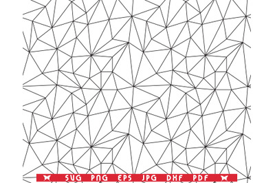SVG Grid of Triangles, Seamless pattern, Digital clipart
